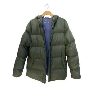 Cotopaxi Mens 650 Duck Down Puffer Ripstop Nylon Puffer Jacket Green Medium